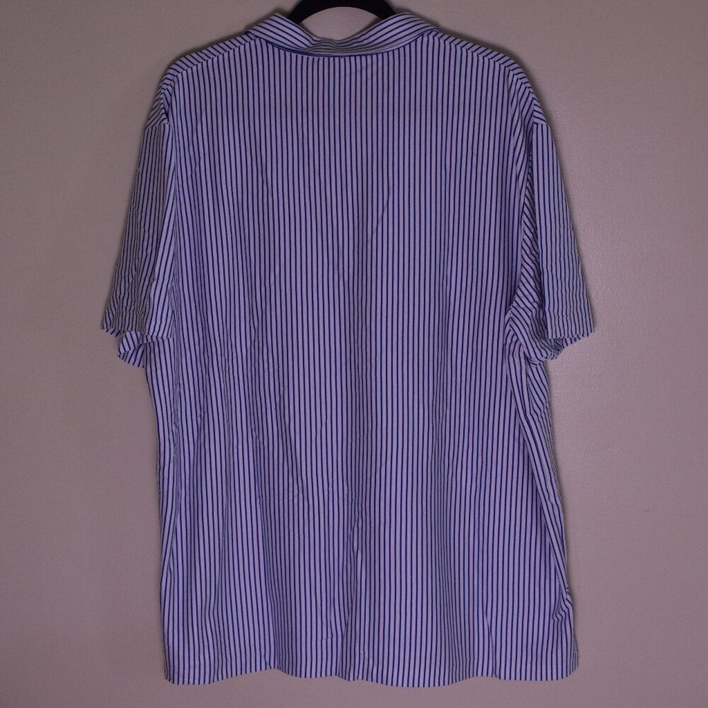 *NWOT* Men's Ralph Lauren Polo White & Blue Striped Soft Polo Shirt - Size XXL - Picture 5 of 5